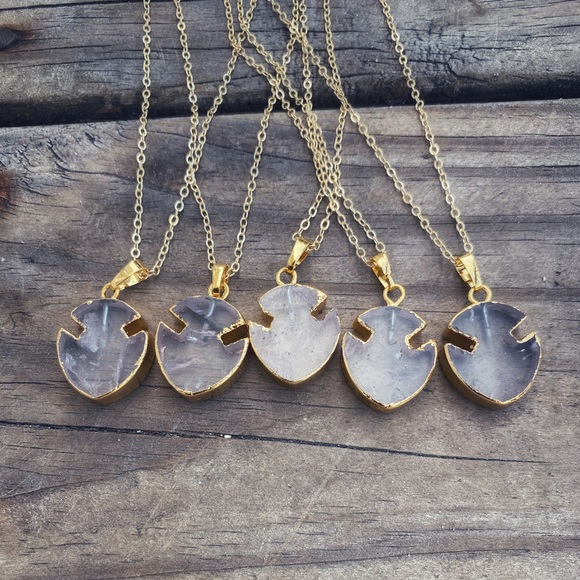 Jade Arrowhead Necklace - Picture 4 of 5